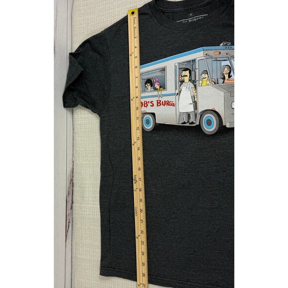 Bob's Burgers by Ripple Junction Graphic Tee Gray Size Medium - Picture 5 of 7